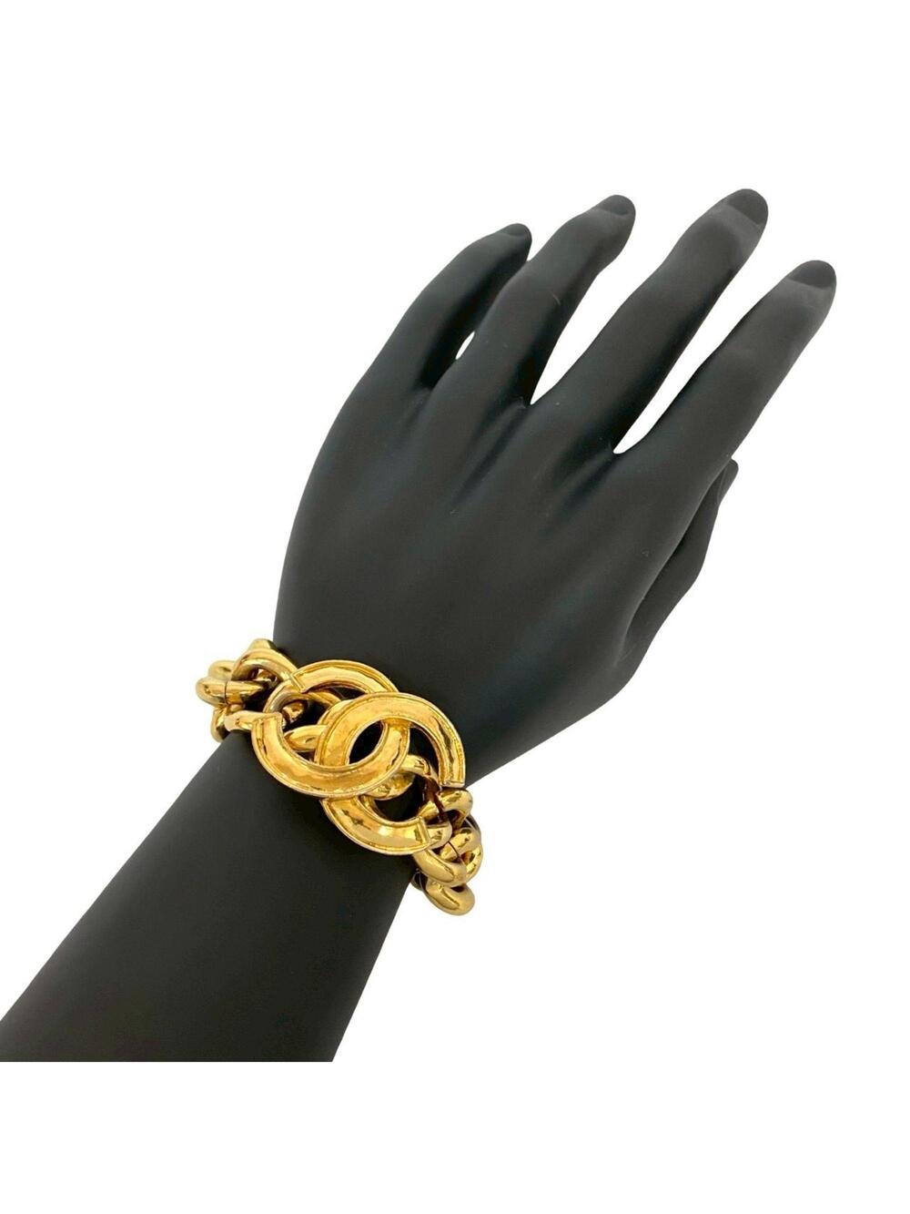 Chanel Cc Logo Chain Bracelet Metal #209705C15B